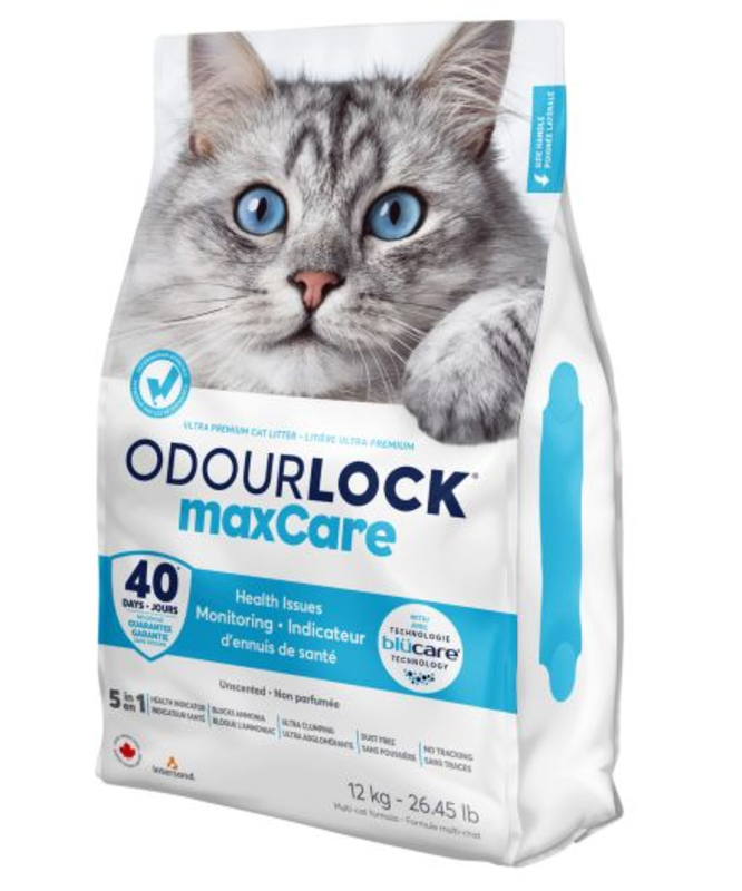 OdourLock Odourlock Cat - Ultra Premium MaxCare Unscented Clumping Litter 12 kg