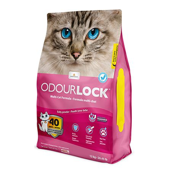 OdourLock Odourlock Ultra Premium Babypowder Clumping Litter Cat 12kg