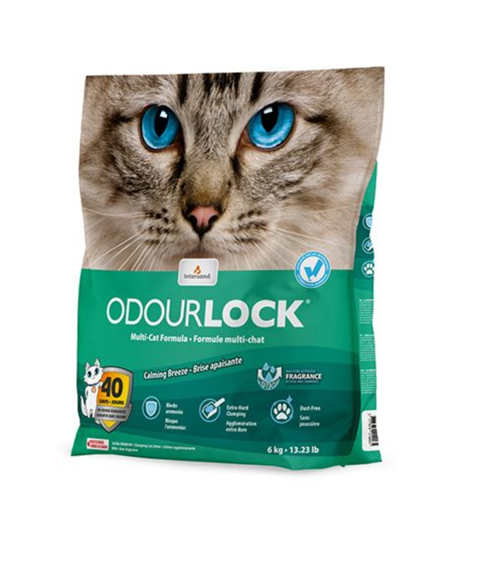 OdourLock Odourlock Cat - Ultra Premium Multi-Cat Calming Breeze Clumping Cat 6kg