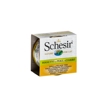 Schesir Schesir Cat Wet - Tuna Entree w/ Pilchards in Natural Gravy 70g