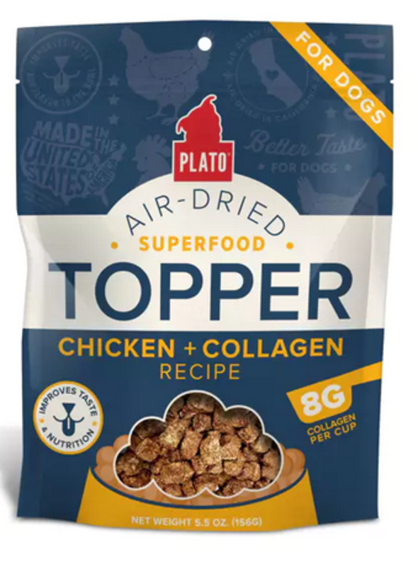 Plato Plato Pet Treats Food Topper Chicken and Collagen 156g