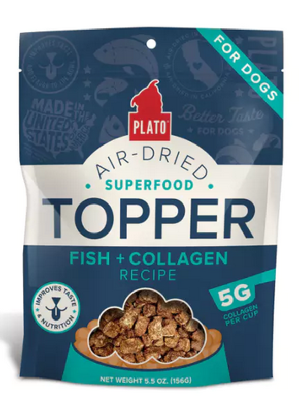 Plato Plato Pet Treats Food Topper Fish and Collagen 156g