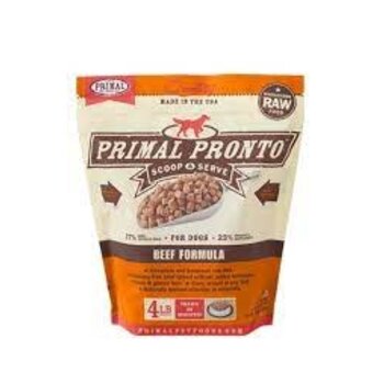 Primal Primal Dog Frozen Food Scoop & Serve Nuggets Beef  3/4 LB