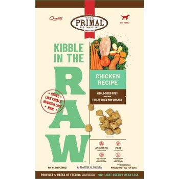 Primal Primal Kibble in the Raw Chicken Recipe 9LB