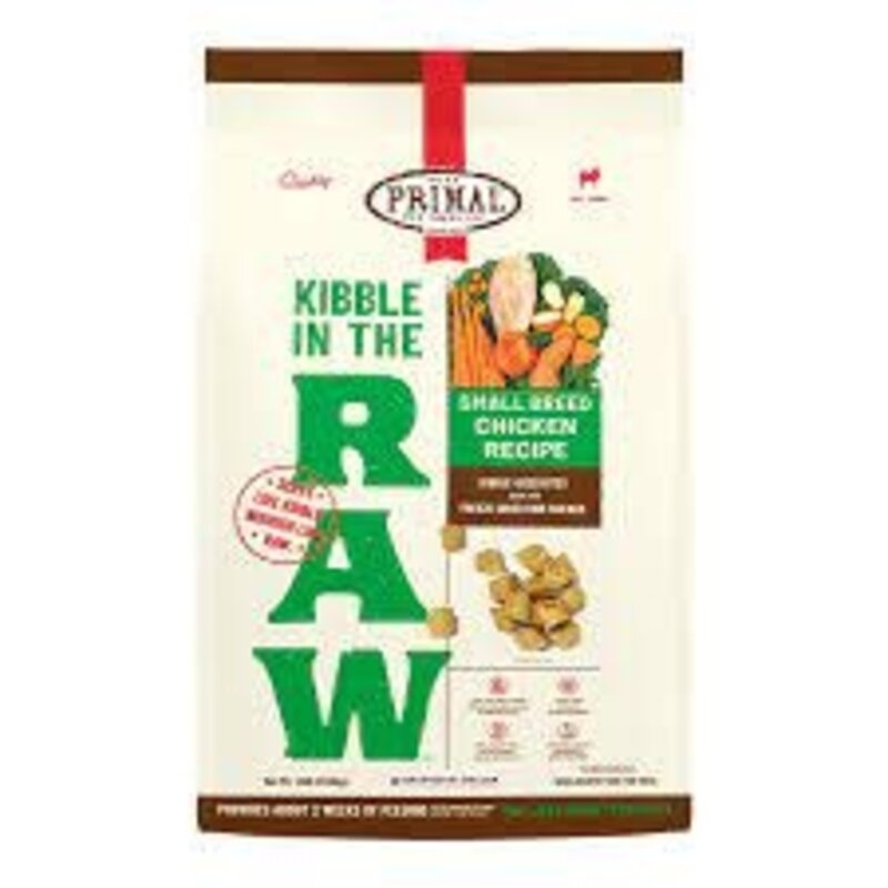 Primal Primal Kibble in the Raw Small Breed Chicken Recipe 4Lbs