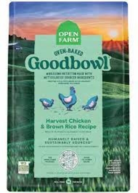 Open Farm Open Farm Dry Dog Food - Oven Baked Goodbowl Harvest Chicken & Brown Rice Recipe 3.5LB