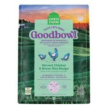 Open Farm Open Farm Dry Cat Food - Goodbowl Harvest Chicken & Brown Rice Recipe 3LB