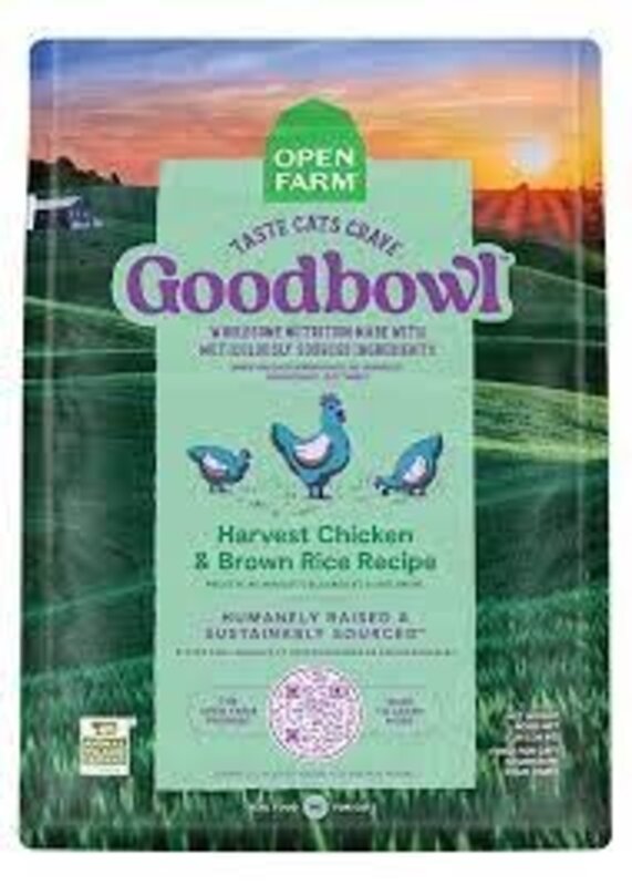 Open Farm Open Farm Dry Cat - Goodbowl Harvest Chicken & Brown Rice 3lbs