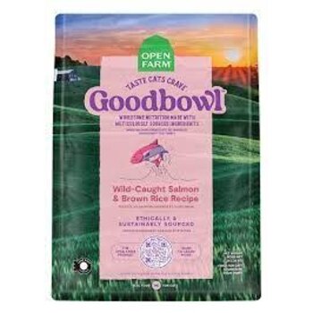 Open Farm Open Farm Dry Cat Food - Goodbowl Wild-Caught Salmon & Brown Rice Recipe 3LB