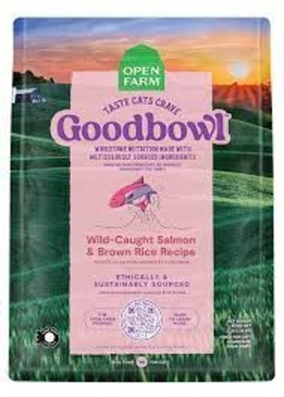 Open Farm Open Farm Dry Cat - Goodbowl Wild-Caught Salmon & Brown Rice 7lbs