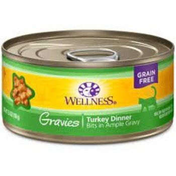 Wellness Wellness Cat Wet - Gravies Turkey 5.5oz