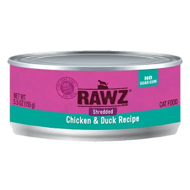 RAWZ Natural Shredded Chicken and Duck Recipe 5.5OZ