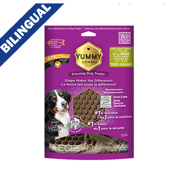 Yummy Combs Yummy Combs Dog - Flossing Dog Treats w/ Chicken X- Large 12oz (Bag)
