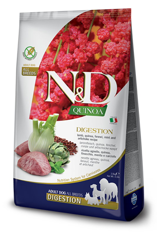 Farmina N&D Dog Dry - Quinoa Digestion Lamb Adult 15.4lbs