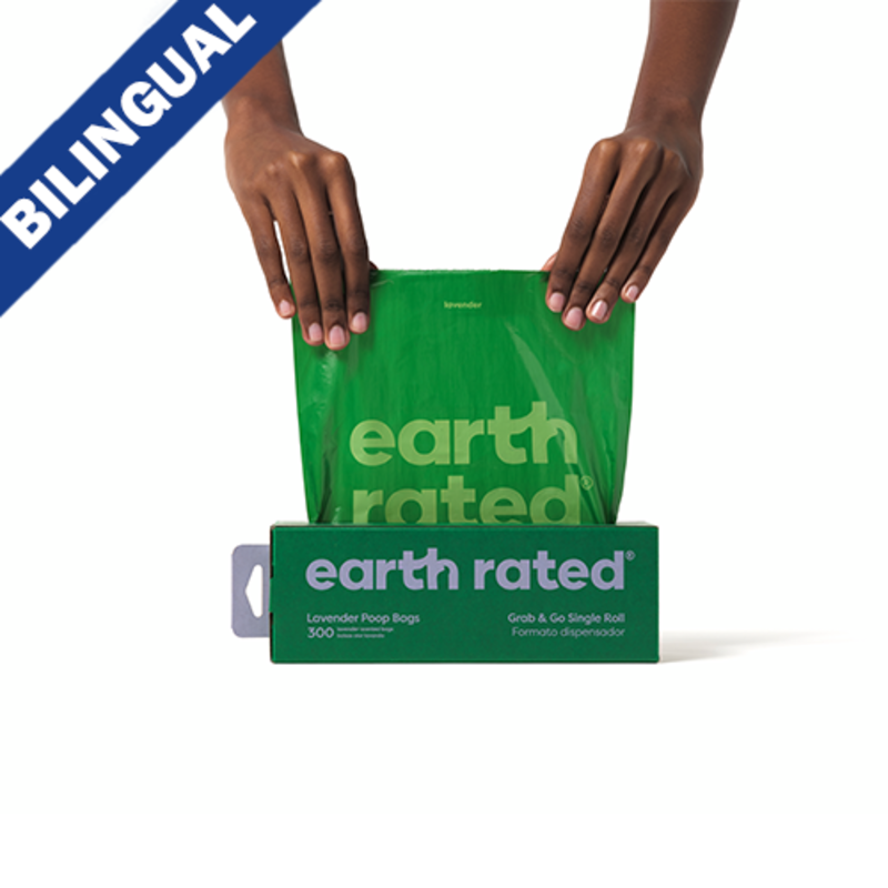 Earth Bath Earth Rated - Eco-Friendly Lavender Scented Bags 8" x 13" (300 ct)