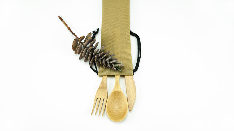 Para la Naturaleza bamboo utensil set