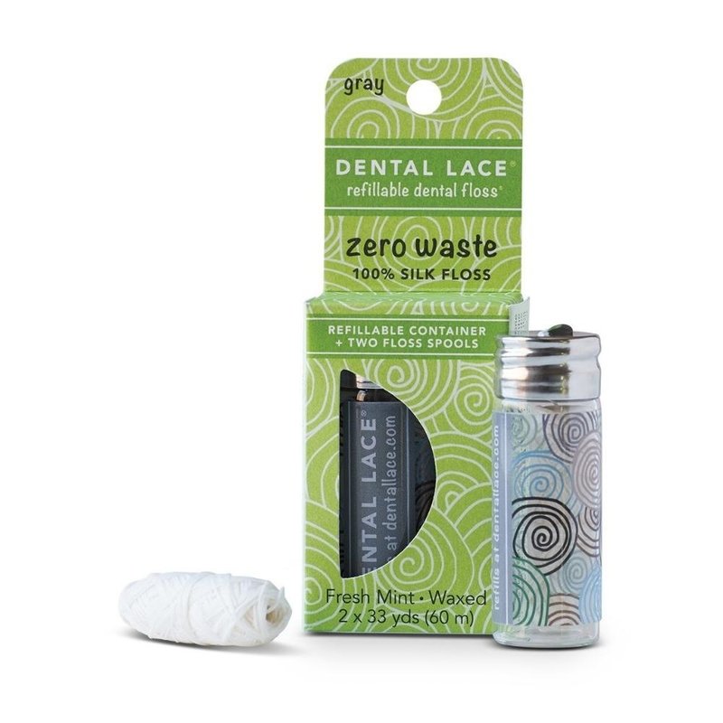 Dental Lace zero waste refillable silk floss