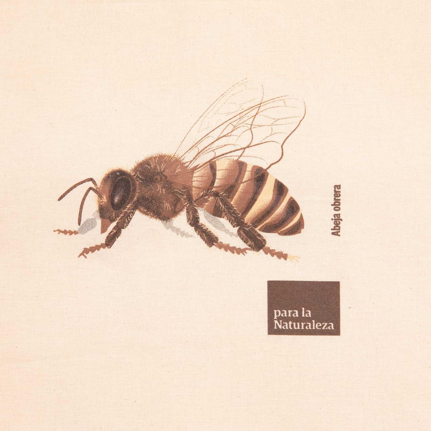 Tote bag natural bee