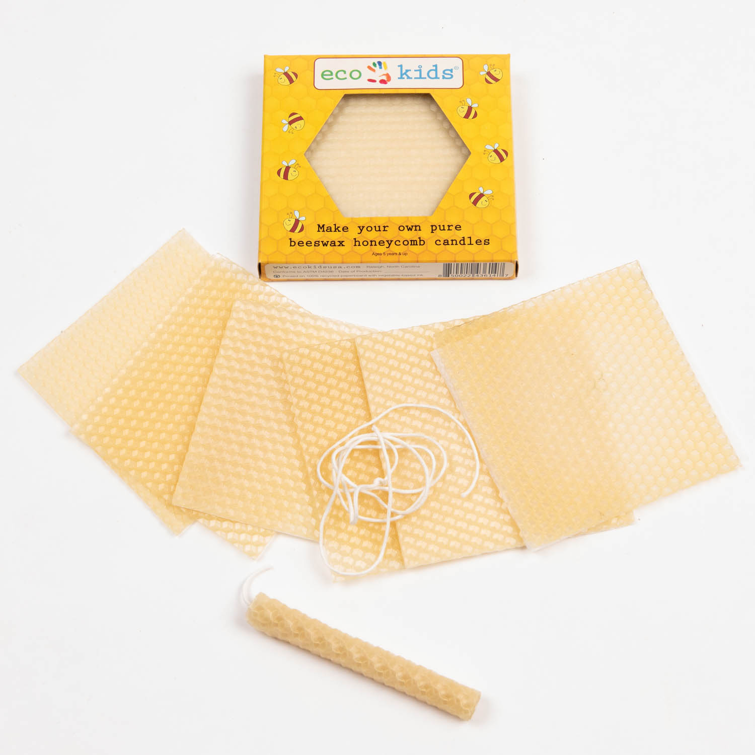 Eco-Kids Beeswax Honeycomb Candle Kit