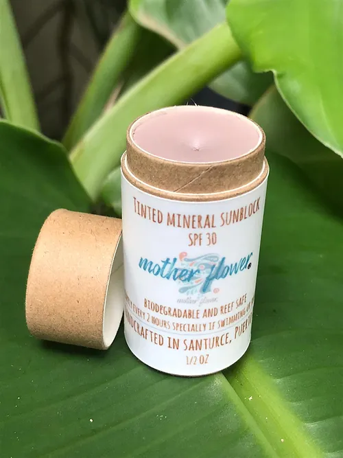 Mother Flower tinted mineral sunscreen