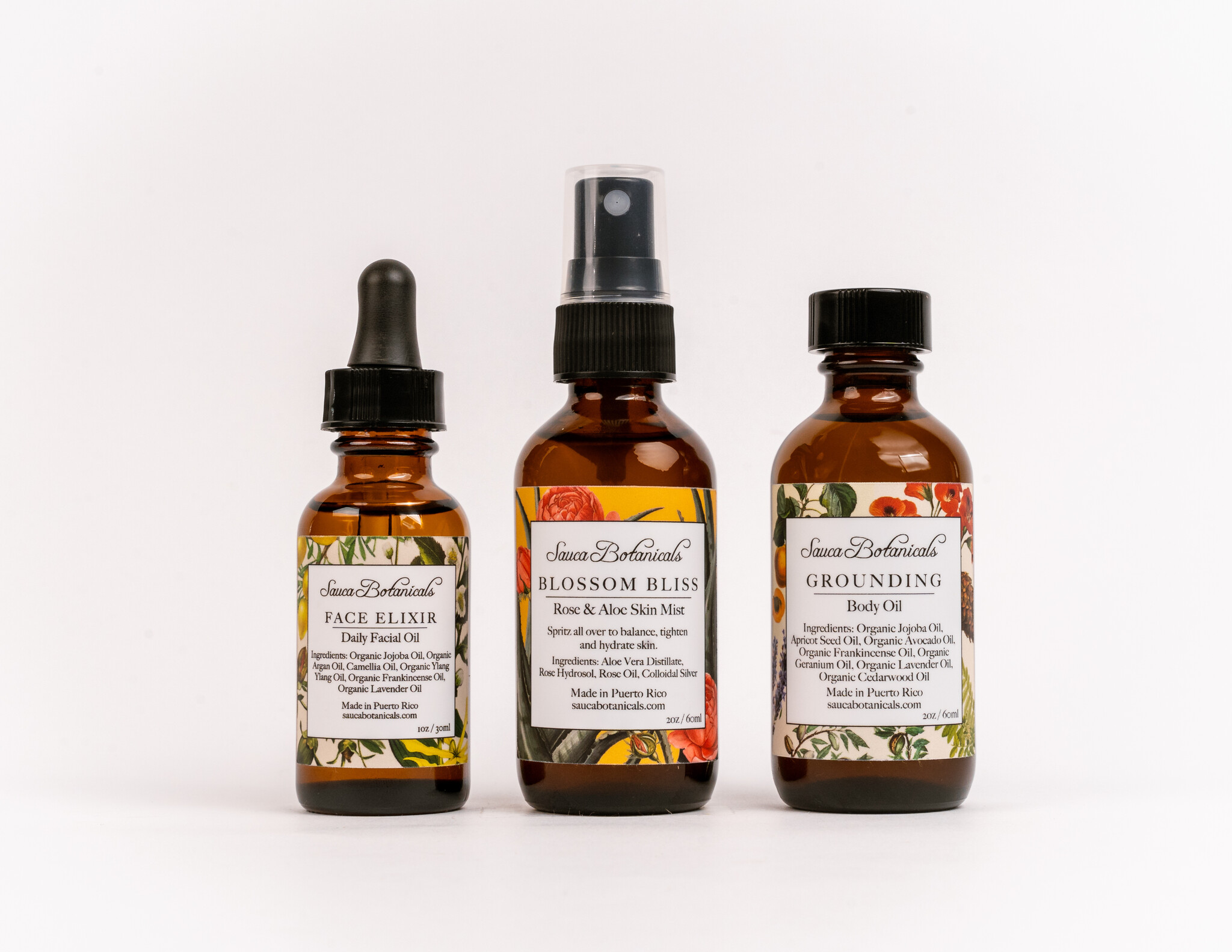 Sauca Botanicals - Elixir facial 1oz.