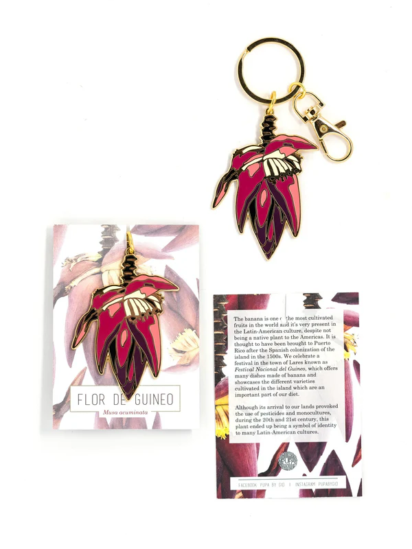 Pupa by Gio Flor de Guineo Keychain