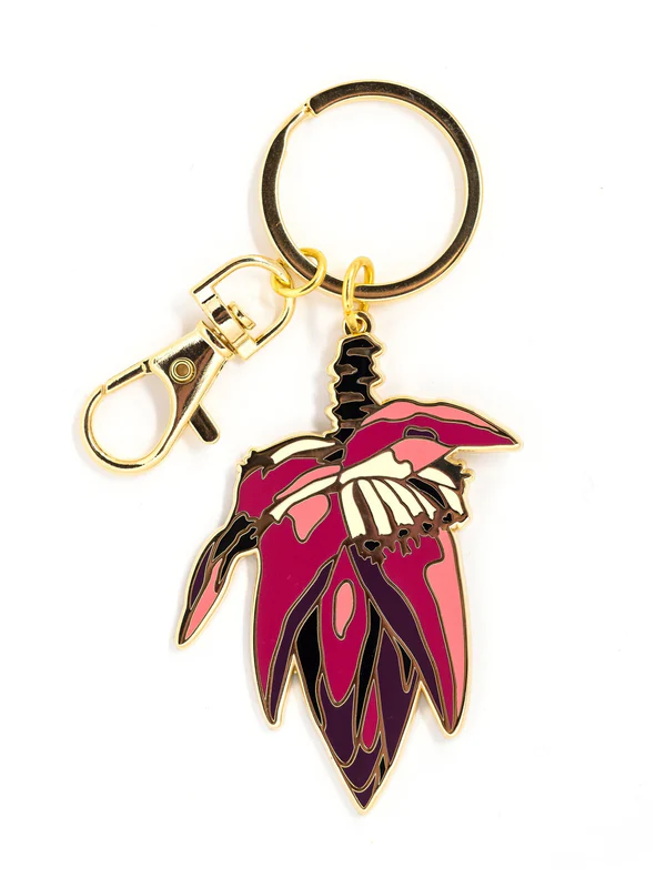 Pupa by Gio Flor de Guineo Keychain