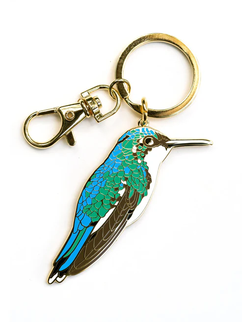 Pupa by Gio Hummingbird Keychain