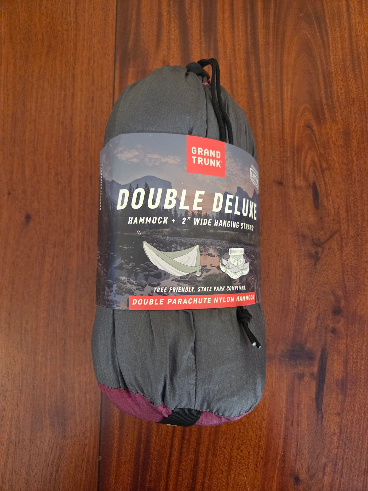 Grand Trunk Double Deluxe Print Parachute Nylon w/Straps Hammock