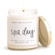 Spa Day Candle Clear Jar