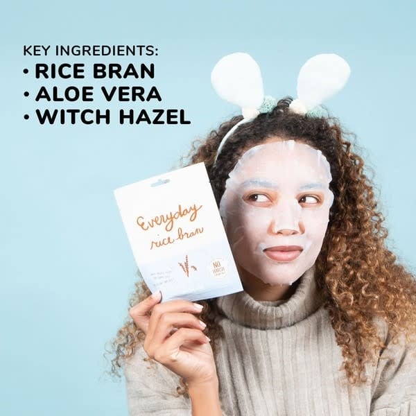Everyday Rice Bran Soothing Face Sheet Mask