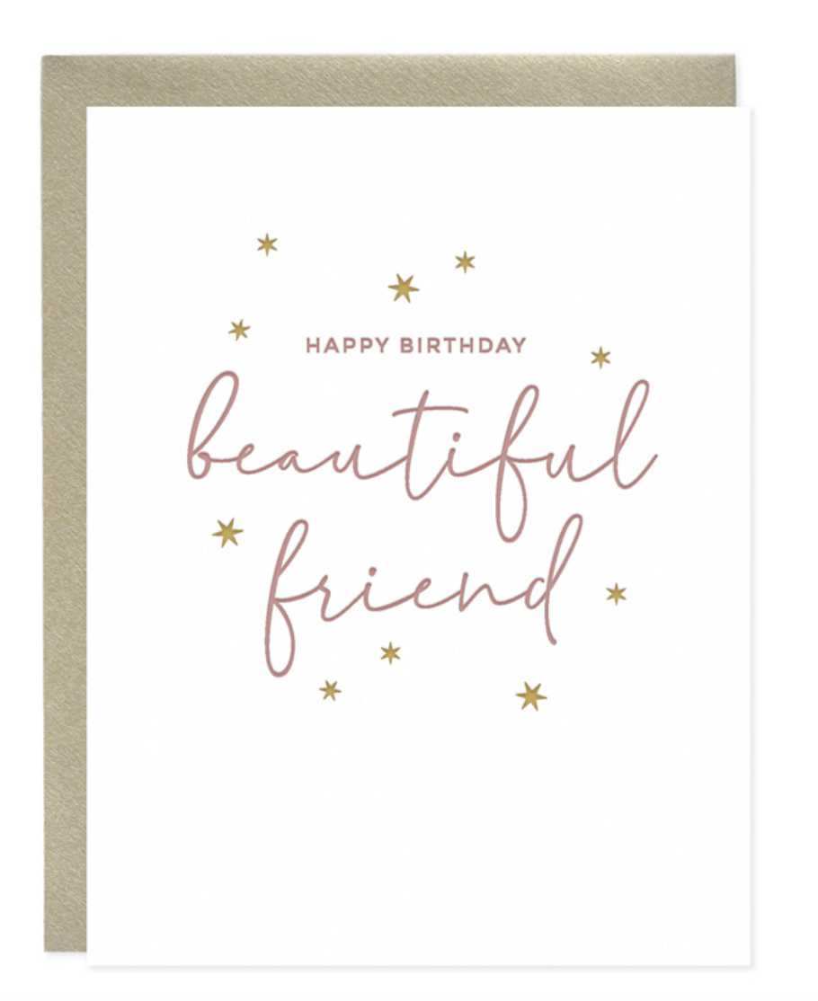Beautiful Friend Birthday Card