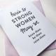 Strong Women Card
