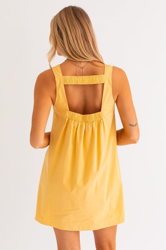 Yellow Tank Babydoll Dress
