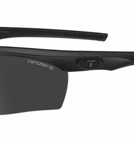 Tifosi Optics Z87.1 Vero, Matte Black Tactical Safety Sunglasses - Smoke/HC Red/Clear