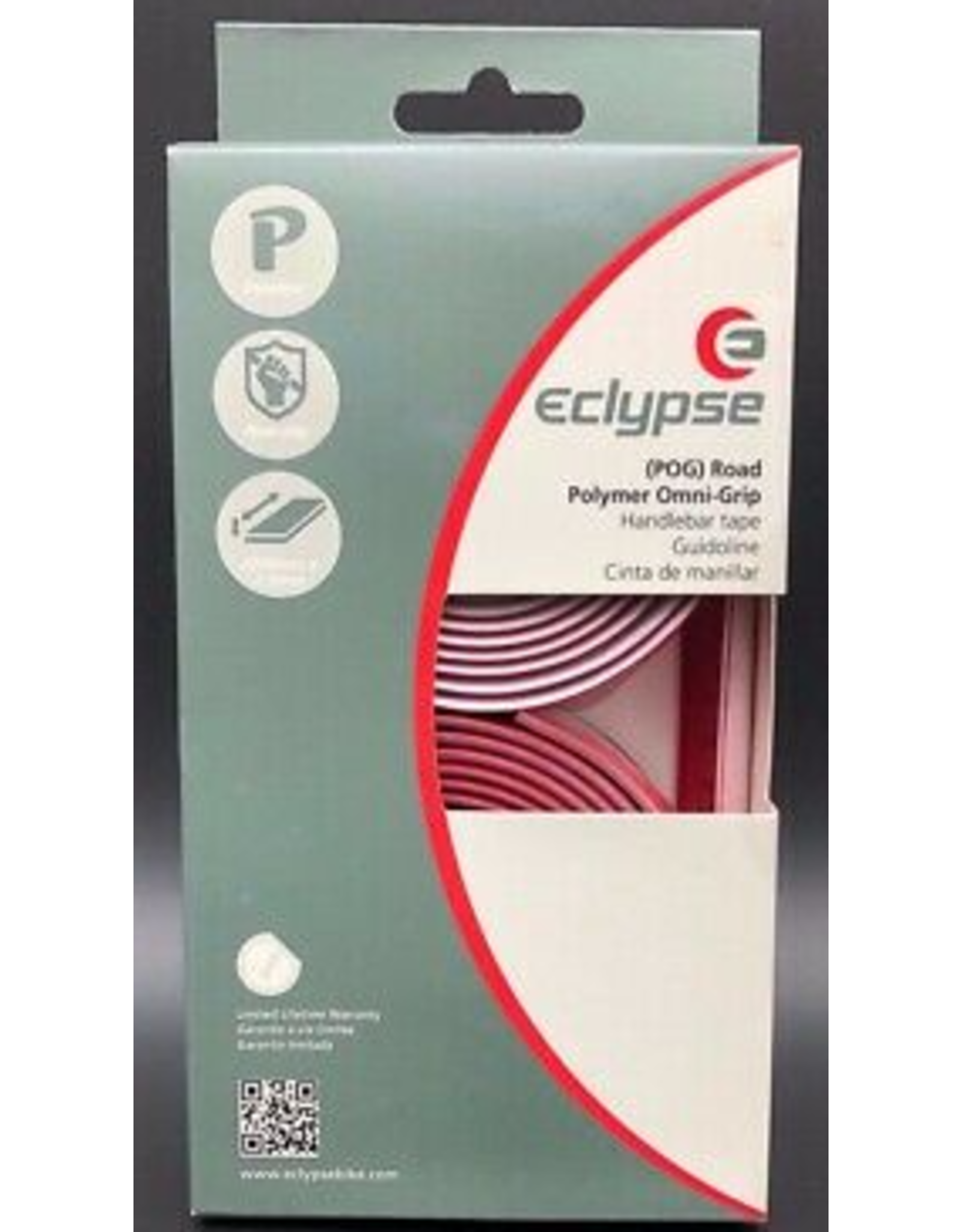 Eclypse Eclypse, Road Polymer Omni Grip, Handlebar tape, Red and White