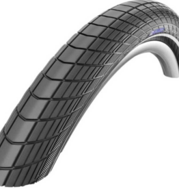 SCHWALBE Schwalbe Big Apple Tire 20 x 2.00 (50-406) Black, Performance, Reflective Strip, Endurance, Race Guard, Wire