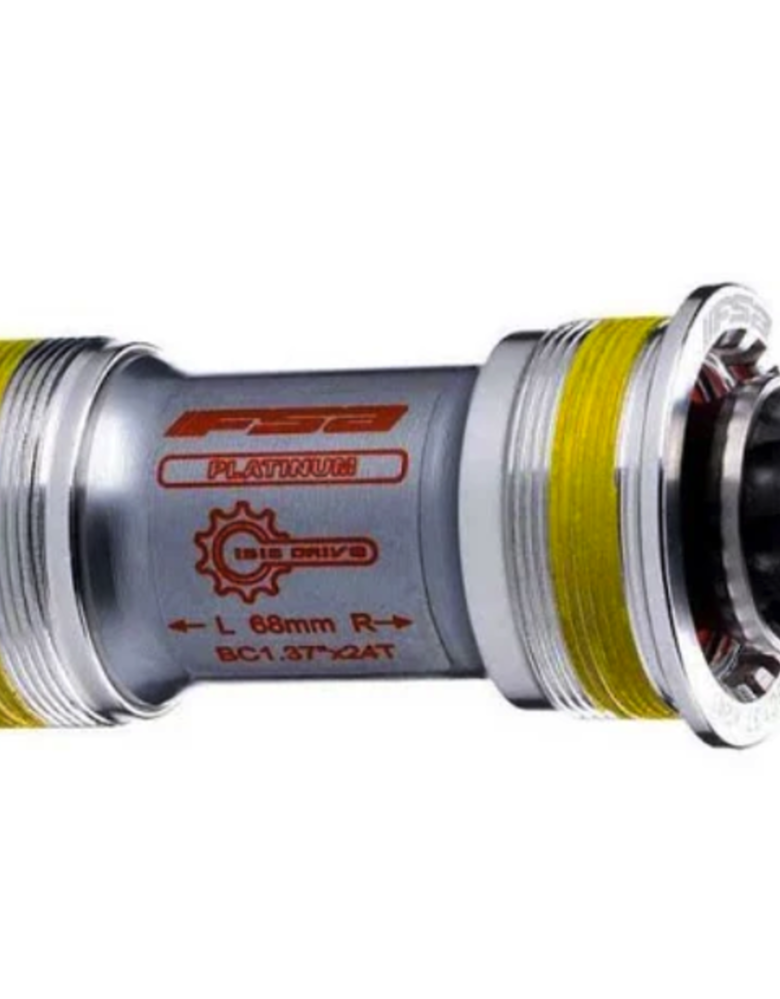 FSA, Platinum, ISIS, BB Shell: 68mm, Axle: 113mm, Steel, Black, 200-1000