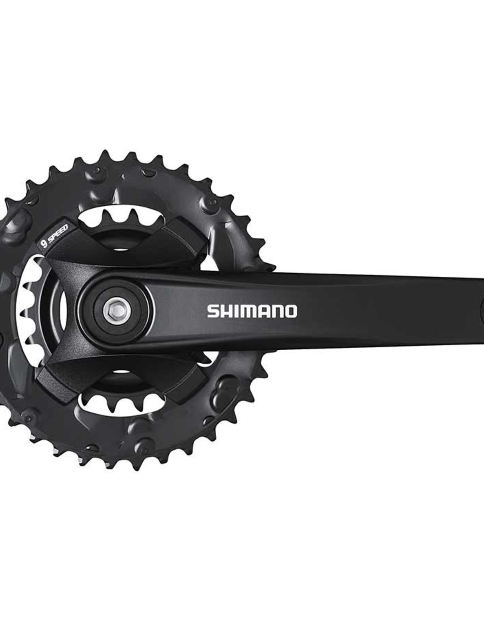 Shimano Shimano, FC-MT101-2, Crankset, Speed: 9, BCD: Rivets, 22/36, Square, 170mm, Black, MTB