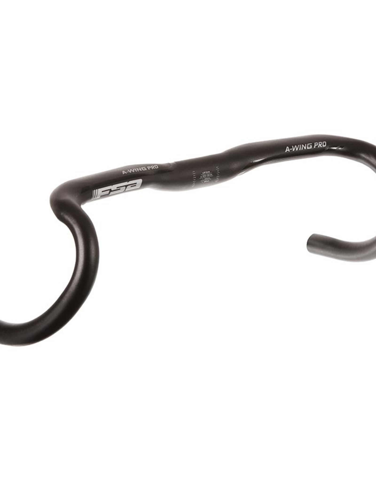 FSA, A-Wing Pro AGX, Drop Handlebar, Diameter: 31.8mm, 460mm, Drop: 120mm, Reach: 80mm, Black