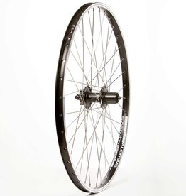 Wheel Shop, Alex DM18 Black/ Shimano FH-M475, Wheel, Rear, 26'' / 559, Holes: 36, QR, 135mm, Rim and Disc IS 6-bolt, Shimano HG