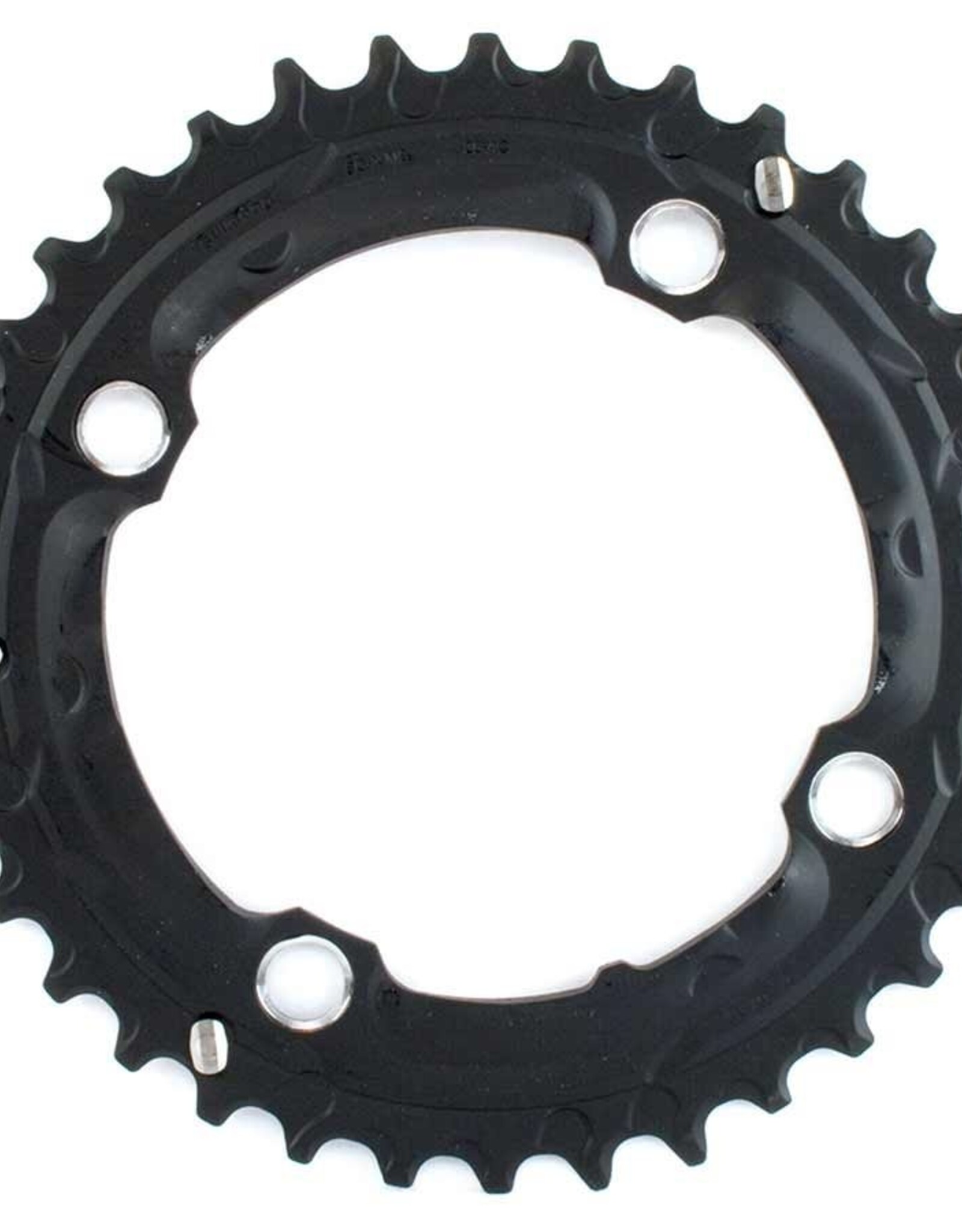 Shimano Shimano, Y1KG98050, 36T, 9sp, BCD: 104mm, 4 Bolt, SLX FC-M665, Outer Chainring, For 22/36, Aluminum, Black