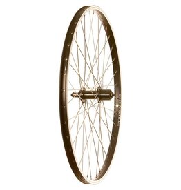 Wheel Shop, Alex DM18 Black/ Shimano Tourney FH-TY500 Black/ Stainless Silver 26, Wheel, : Rim, 26'' / 559, Rear, Holes: 36H, QR, 135mm, Shimano 7