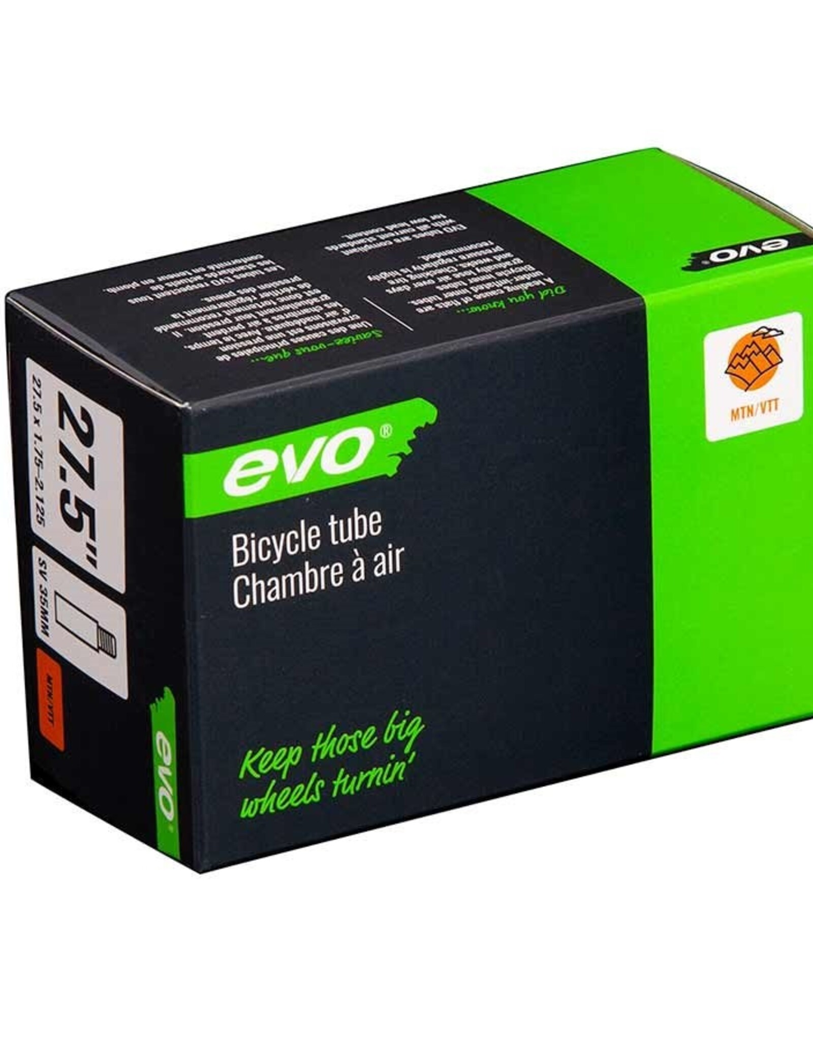 EVO EVO, Presta, Tube, Length: 48mm, 27.5'', 1.75-2.125