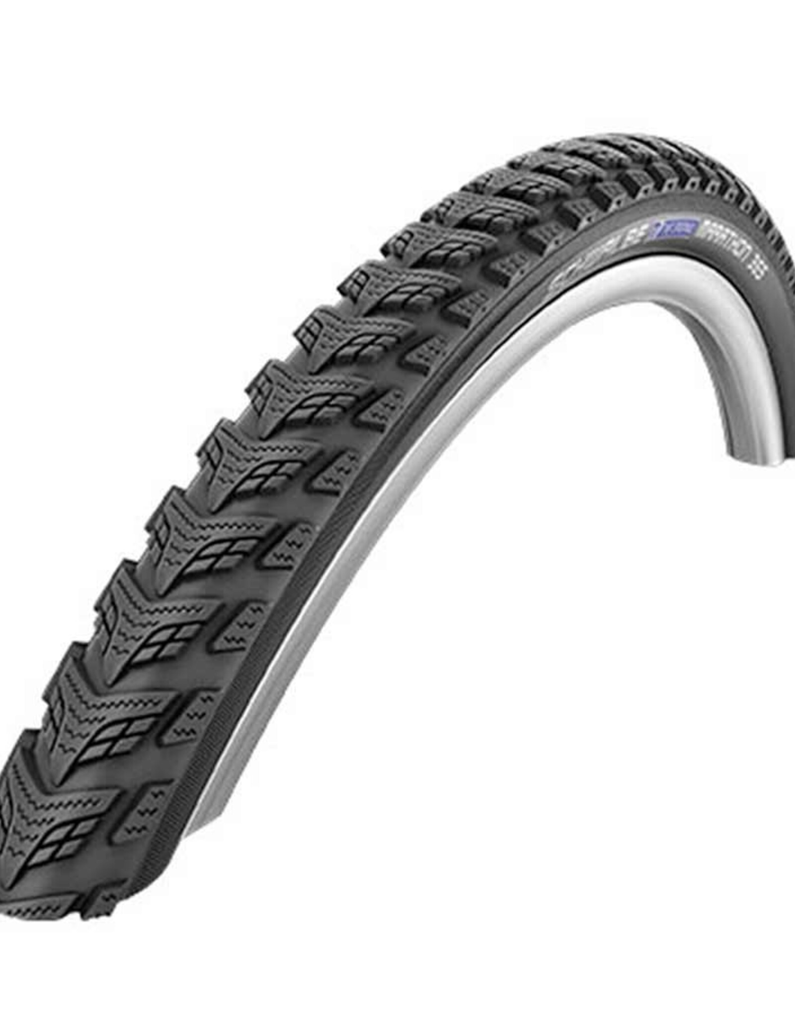 SCHWALBE Schwalbe Marathon GT 365 Tire, 700 x 45c (47-622)  Black, Reflective Strip, Dual Guard, Four Season Compound, Wire