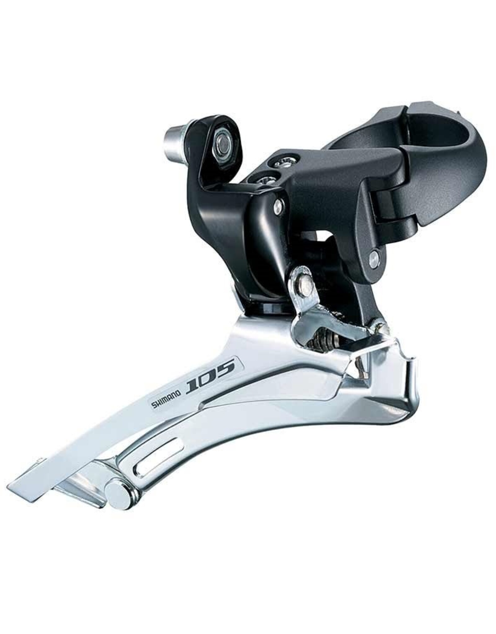 Shimano Shimano, 105 FD-5700-L, Front derailleur, 2x10sp., Down Swing, Down pull, 34.9mm, Black