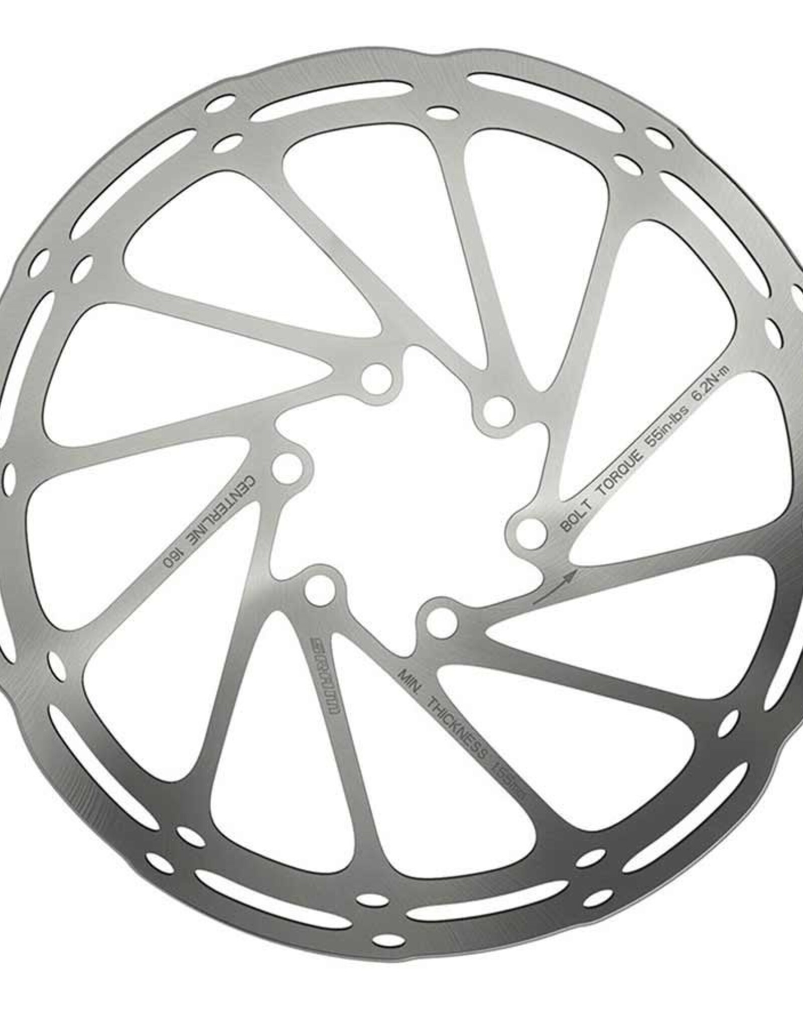 SRAM, Centerline Rounded, Disc brake rotor, ISO 6B, 180mm