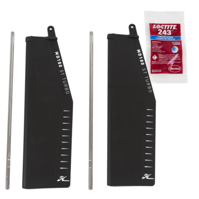 ST-TURBO V2 FIN KIT MD180 BK