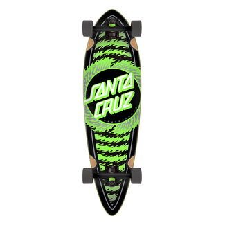 Flame Dot 9.2in x 33in Cruzer Pintail Santa Cruz