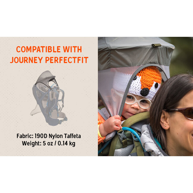 JOURNEY PERFECTFIT™ SUNSHADE GRAY